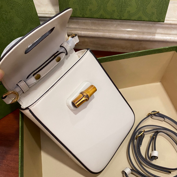 G*u*i bamboo mini handbag