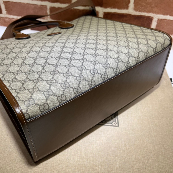 G*u*i medium tote with interlocking g