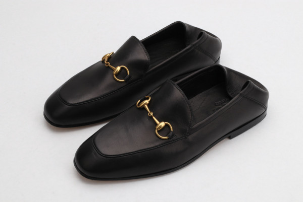 G*u*i horsebit leather loafer