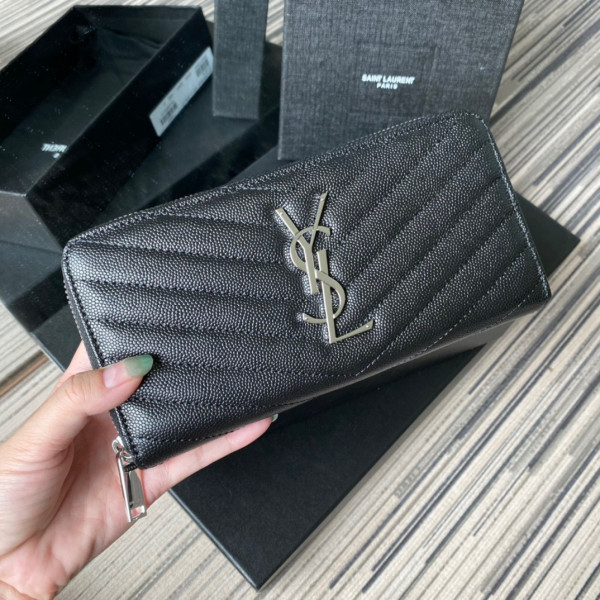 Y*L monogram zippy wallet