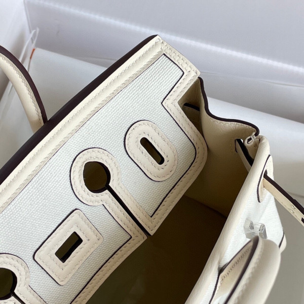 H**mes cargo birkin bag canvas and swift 25