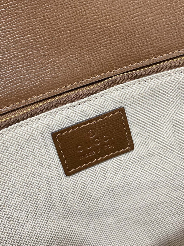 G*u*i horsebit 1955 patchwork shoulder bag