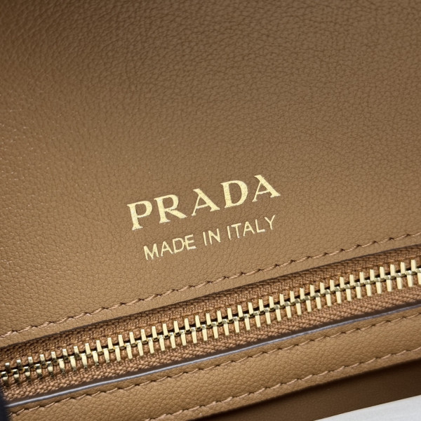 Pra*a doux medium leather shoulder bag-29*16*9.5cm