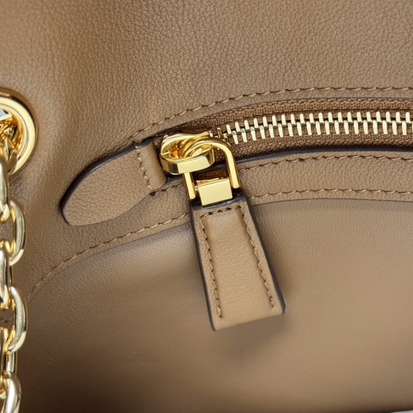 Pra*a doux medium leather shoulder bag-29*16*9.5cm